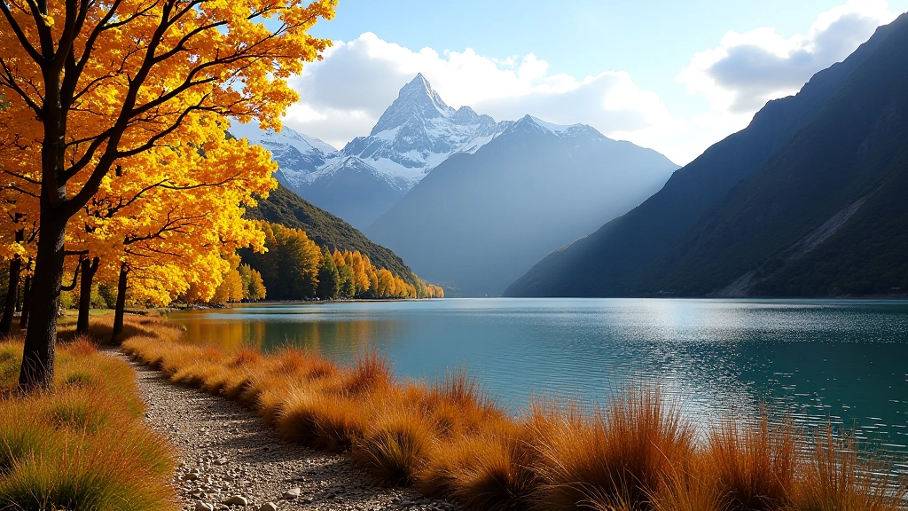 Bosque de lengas en otoño